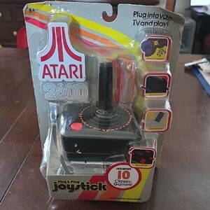 (J38) Atari 2600 Plug & Play Joystick - Black